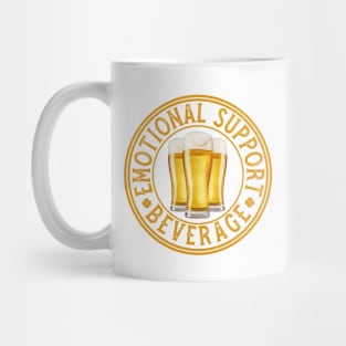 Emotional Support Beverage - Funny Irish Beer Mug